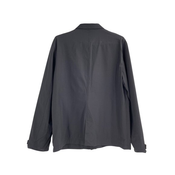 Selected Homme Mens Hybrid Blazer Jacket Large Black Neutral Capsule Wardrobe - Picture 2 of 10